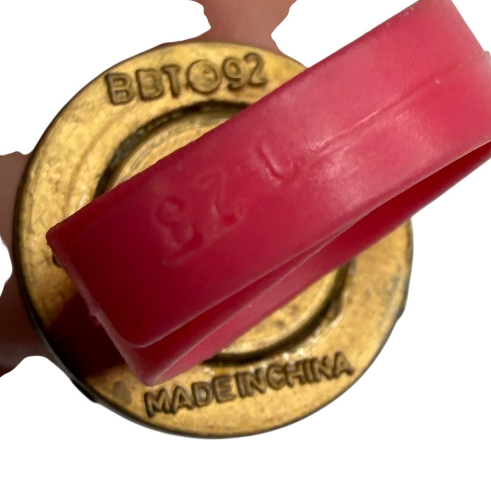BLUEBIRD POLLY POCKET 1992 Rose Princess Genie Ring Pink‎ Gold Spinning Toy - Picture 7 of 8